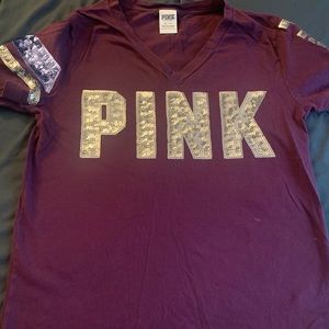 Victoria’s Secret pink shirt